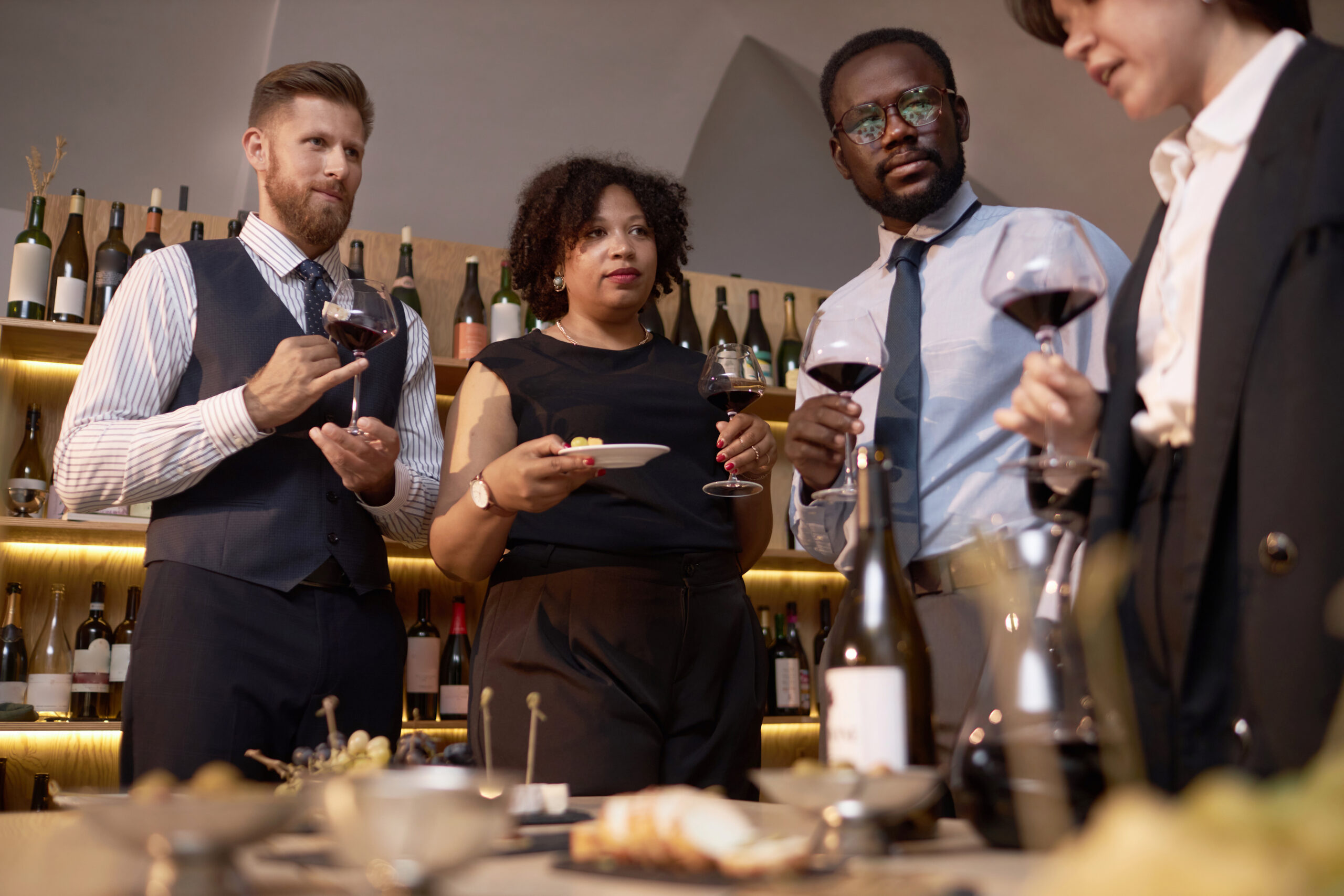corporate wine tasting